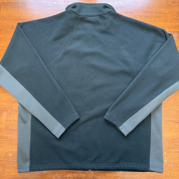 Nike ACG Fleece Jacket Mens XL Black Grey Full Zip Fit Therma Mock Neck Outdoor - Picture 9 of 11